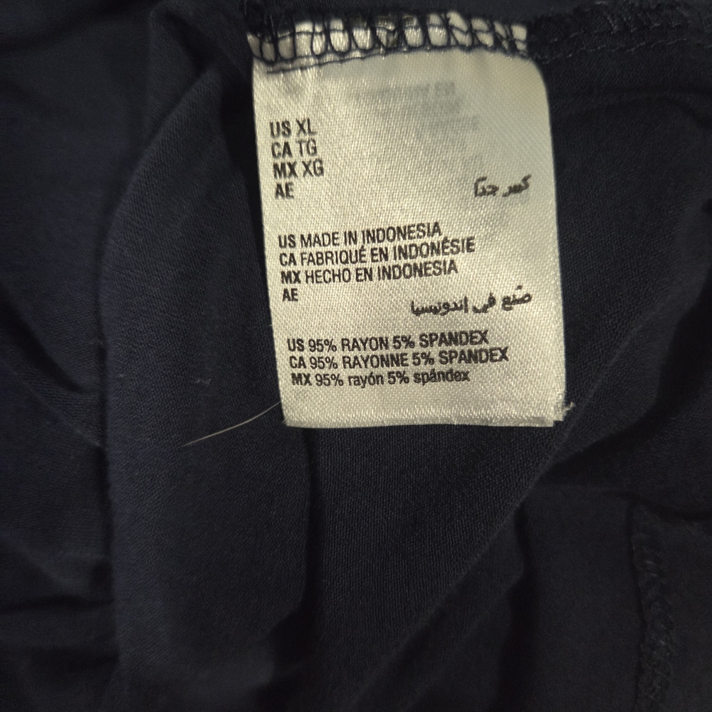 JM Collection Navy Tank Top XL - Picture 5 of 8